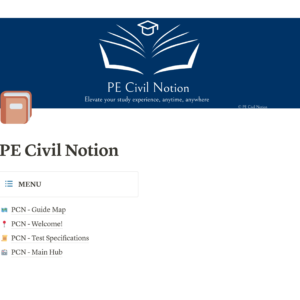 PE Civil Notion | Home Page